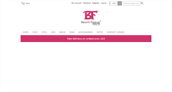 Desktop Screenshot of bfcosmetics.co.uk